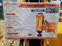    TMG Industrial Skid Steer Hydraulic Post Driver