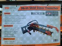    Hydraulic Saw Trencher Skid Steer Attachment