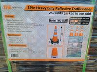    250 Piece 29" Reflective Traffic Cones