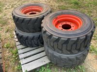    (7) Foam Filled, Skid Steer Tires