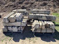    (4) Pallets of Used Ledgestone Landscape Material