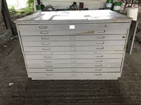    10 Drawer Office Plan Chest