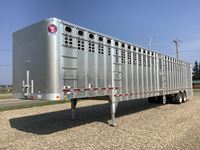 2020 Wilson  53 Ft Aluminum T/A Ground Load Cattle Trailer
