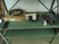    Tank Shelf, Assortment of Trail Plugs & 12 Volt Air Compressor