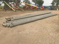    (15) 8 Inch X 30 Ft Aluminum Irrigation Pipes
