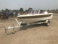 1975 Starcraft  16 Ft Outboard Boat W/ Trailer