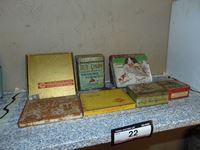    Assorted Antique Tobacco Cans and Cigarette Tins