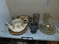   Assortment of Antique Glassware