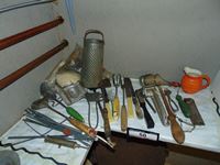    Assortment of Antique Kitchen Utensils
