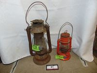    (2) Antique Gas Lanterns