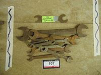    (12) Antique Open End Wrenches