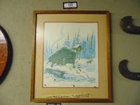 1984   Limited Edition Yukon Custom Framed Painting