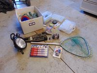    Box of Assorted Fishing Supplies