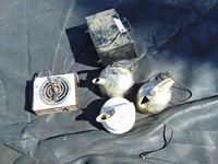    (3) Tea Kettles, Toaster Oven & Portable Burner
