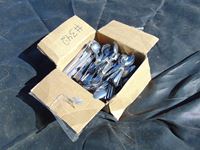    Large Quantity of Used Knives & Spoons