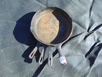    (4) 8 Inch Cast Iron Frying Pans
