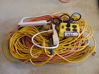    (3) Assorted Extension Cords & (3) Power Bars