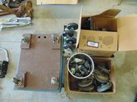    (4) Platform Dollies & Large Amount of Assorted Size Dolly Wheels
