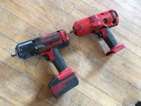  Snap On  (2) 1/2 In. Cordless Impacts