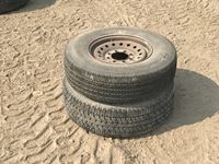    (2) 245/75r16 Tires W/ Rims