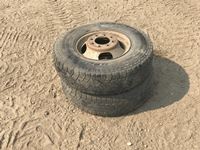    (2) 235/85r16 Tires W/ Rims
