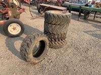    (5) 10-16.5, Skid Steer Tires