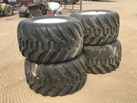    (4) Trelleborg 620/50b22.5 Floater Tires W/ Rims