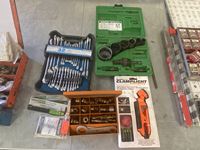    Hole Saw Kit & Open End Wrenches