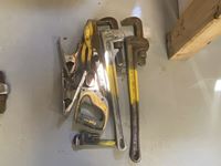    (2) 24" Pipe Wrenches and Other Tools