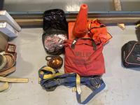    Spill Kit, Safety Harness and Booster Cables