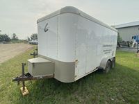2012 Charmac  7 ft x 14 ft T/A Enclosed Utility Trailer
