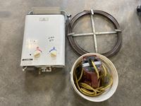    On Demand Propane Water Heater, Snake and Transfer Pump