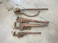    (3) Pipe Wrenches and Cast Cutter