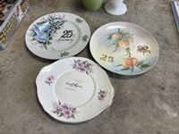    (3) 25th Anniversary Plates