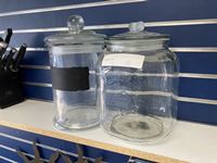    (2) Glass Jars