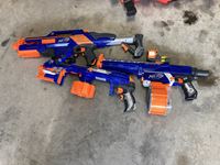    (3) Nerf Guns