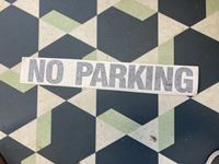    No Parking Sticker