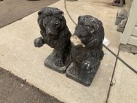    (2) Lion Statues