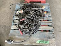    Pallet of Electrical Cords and Welding Cable