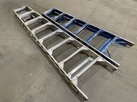    8 Ft and 6 Ft Aluminum Step Ladders