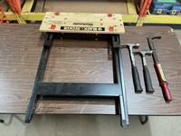    Workmate Bench, Nail Puller and Hammers