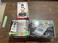    Kitchen Scale, Potato Peeler and Electric Beaters