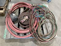    Pallet of Hoses and Sump Pump