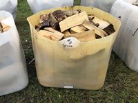    Tote of Spruce Split Firewood