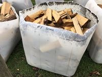    Tote of Spruce Split Firewood