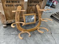    Western Hat Rack with Mirror