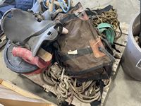    Pallet of Horse Tack & Ropes