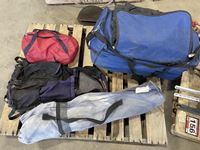    Car Road Side Repair Kit, Lawn Chair, Back Pack, Duffle Bag of Coveralls