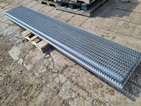    (2) 2 Ft X 12 Ft Galvanized Perforated Grating