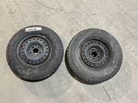    (2) Goodyear Nordic 205/75R15 Studded Winter Tires